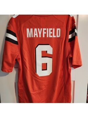 Baker Mayfield Cleveland Browns nike NFL Jersey #6 orange colorway / dawg pound